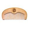 'Naught But Pure Bromeo' Peach Wood Beard Comb