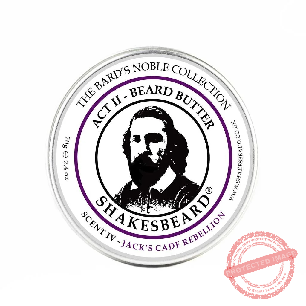 Rich Fruity Fig & Blackcurrant Beard Butter 70g Jacks Cade Rebellion