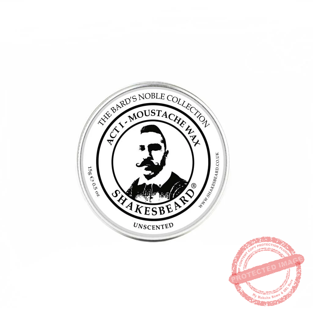 Unscented Moustache Wax 15g