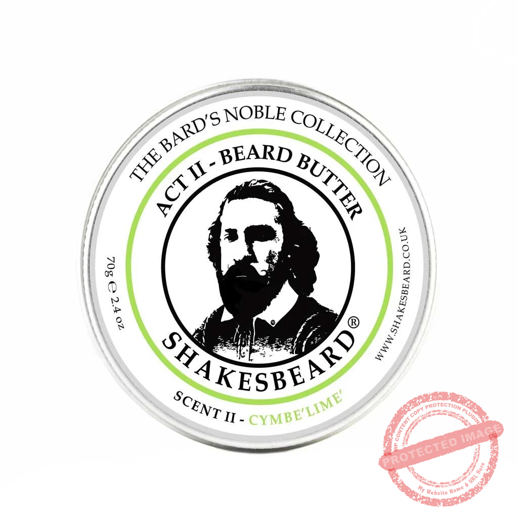 Vibrant Bergamot Citrus Lemon Zesty Lime Beard Butter 70g Cymbelime