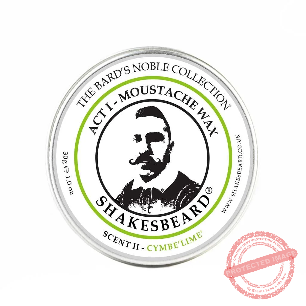 Vibrant Bergamot Citrus Lemon Zesty Lime Moustache Wax 30g Cymbelime